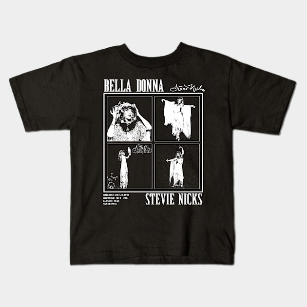 Stevie Nicks Vintage Rock Music 2023 Tour Live in Concert Kids T-Shirt by Evergreen Daily